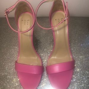 Pink heels